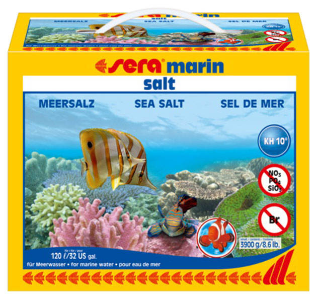 

Морская соль Sera Marin Reef Salt 3.9 кг, Marin Reef Salt