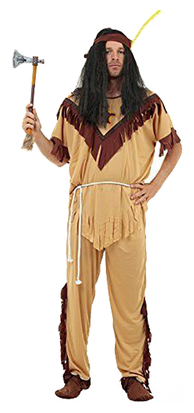 фото Карнавальный костюм bristol индеец, цв. коричневый р.172