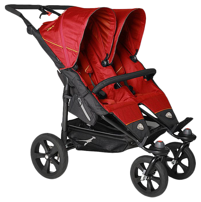 

Коляска для двойни прогулочная TFK Twin (ТФК Твин) Trail Tango Red T-TWT-345, Twin Trail