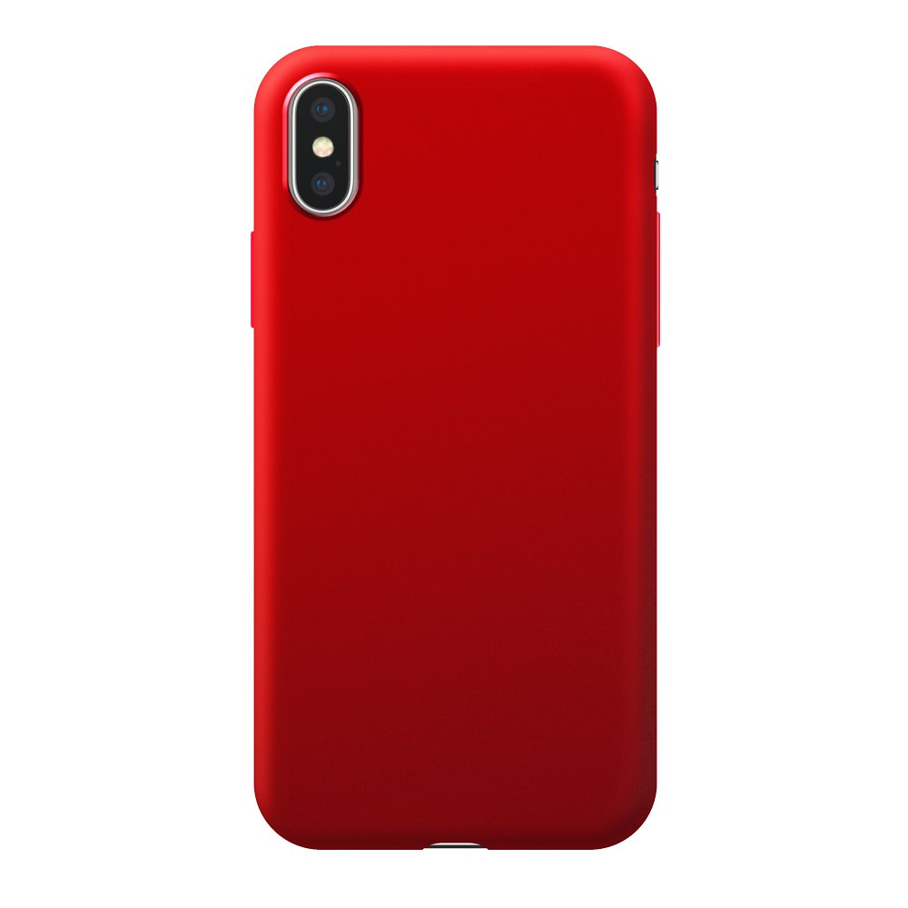 фото Чехол deppa case silk для apple iphone x/xs metallic red