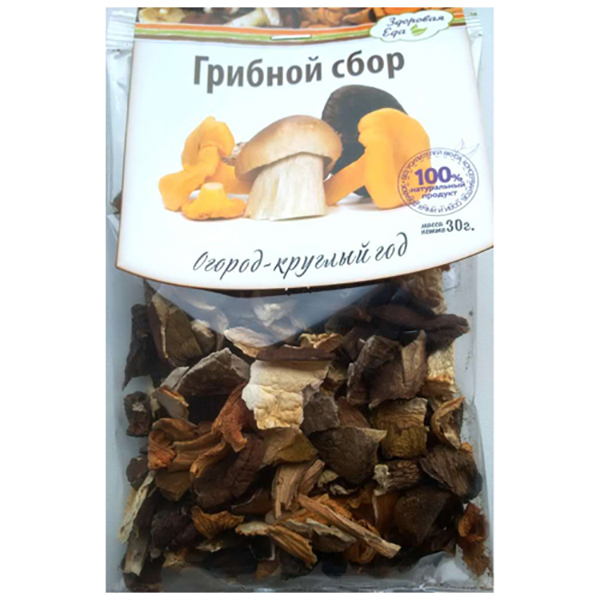 

Ассорти Здоровая Еда с белыми грибами