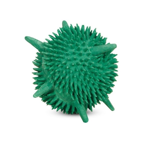 фото Апорт для собак triol мяч-мина из латекса, зеленый, 8 см