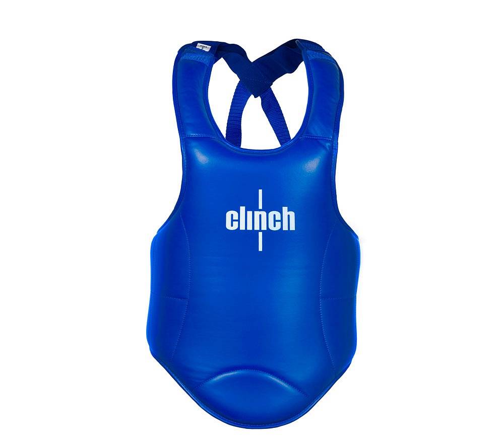 фото Защита корпуса clinch thai chest guard синяя