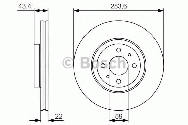 фото Тормозной диск bosch 0986479s01