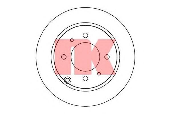 фото Тормозной диск nk 203412