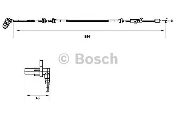 

Датчик abs BOSCH 0265007552