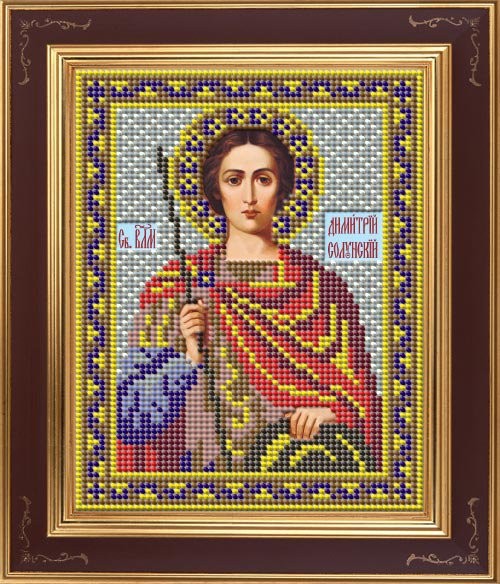 

Вышивка бисером Galla Collection М240 Св.Дмитрий 12х15 см