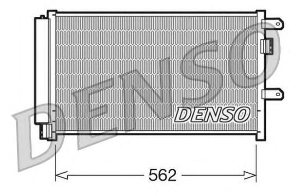 фото Радиатор кондиционера denso dcn12003