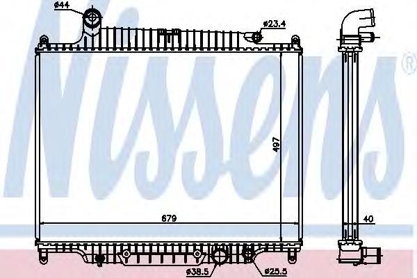 

Радиатор Nissens 643222