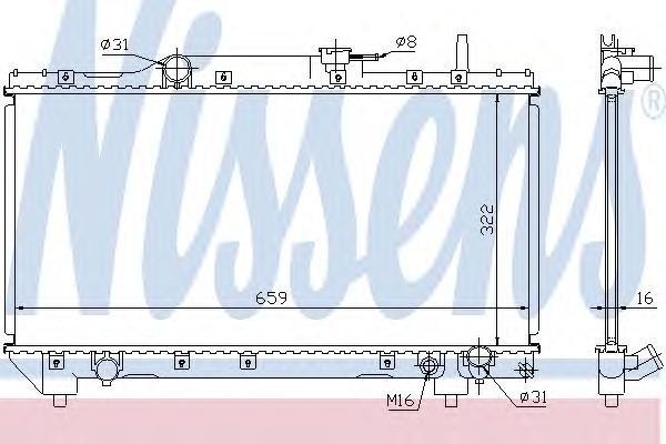 

Радиатор Nissens 64837A