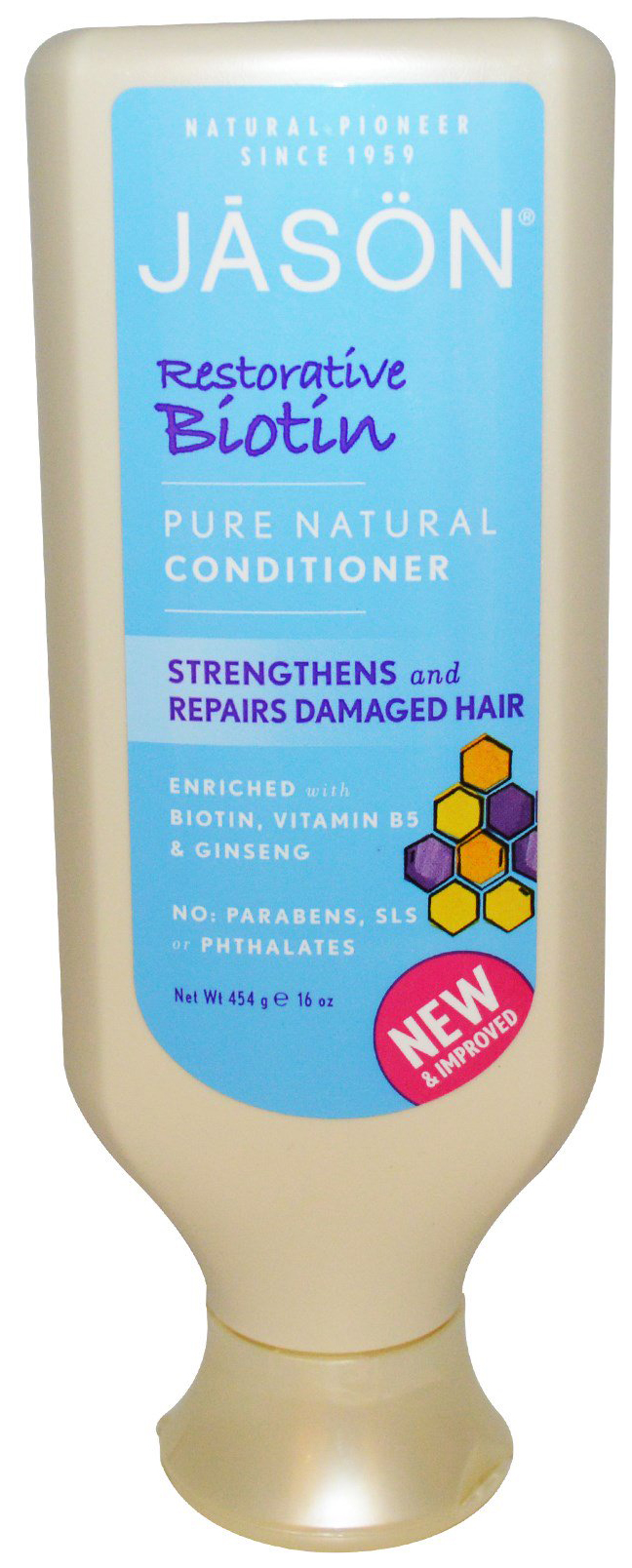 

Кондиционер для волос Jason Restorative Biotin Conditioner 454 мл
