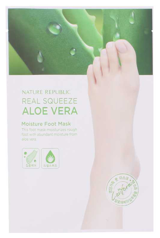 Маска для ног Nature Republic Real Squeeze Aloe Vera Moisture Foot Mask 16 мл