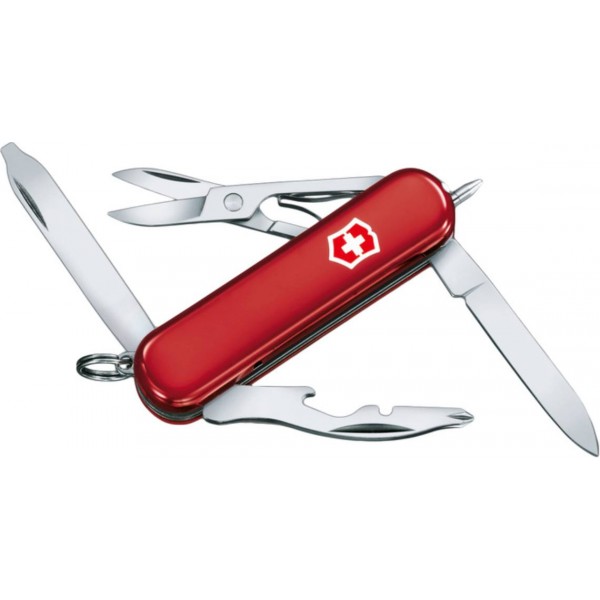 фото Мультитул victorinox midnite minichamp 0.6366 58 мм красный, 10 функций