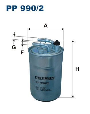 

Фильтр топливный FILTRON PP990/2