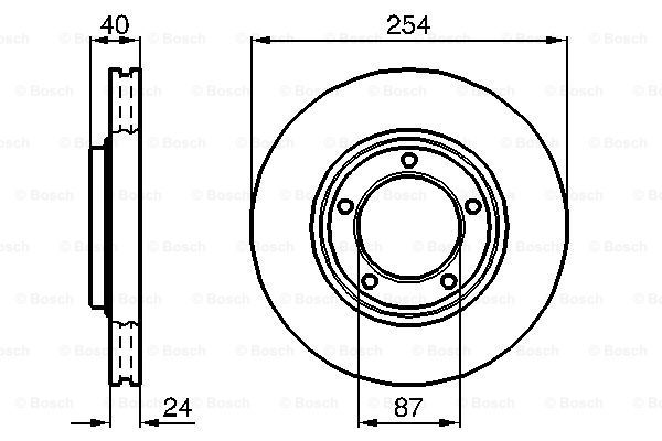 фото Тормозной диск bosch 0986478663