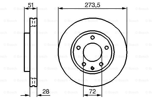 фото Тормозной диск bosch 0986479016