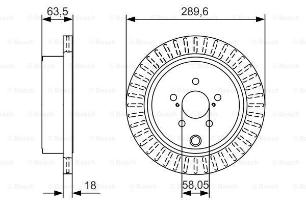 фото Тормозной диск bosch 0986479a83