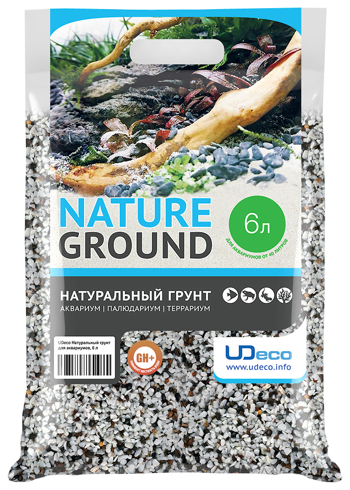 

Грунт для аквариума UDeco Canyon Motley 4-6 мм 6 л