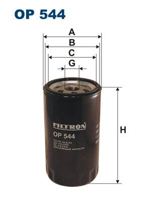 

Фильтр масляный FILTRON OP544