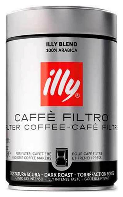 

Кофе молотый ILLY сaffe dark фильтр 250 г