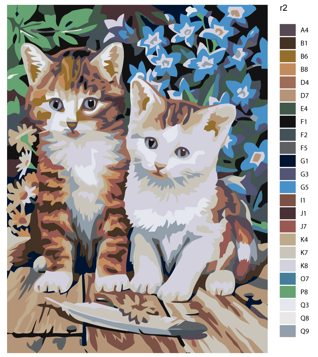 

Картина по номерам, 30 x 40, KRYM-R2, KRYM-R2