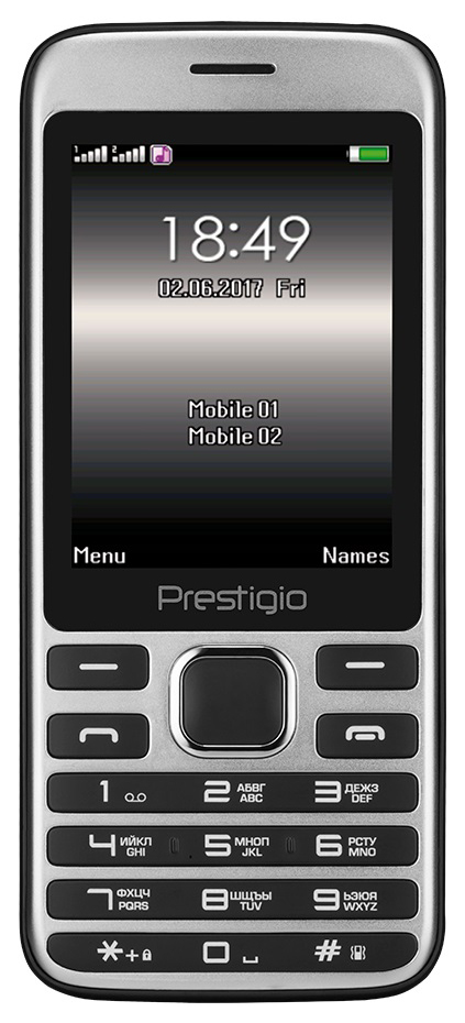 фото Мобильный телефон prestigio grace a1 duo black