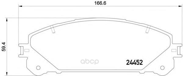 

Колодки тормозные дисковые, комплект Hella 8DB355015-461