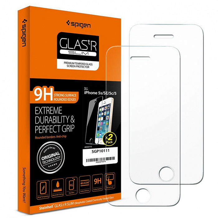 

Защитное стекло Spigen для Apple iPhone 5/iPhone 5C/iPhone 5S/iPhone SE
