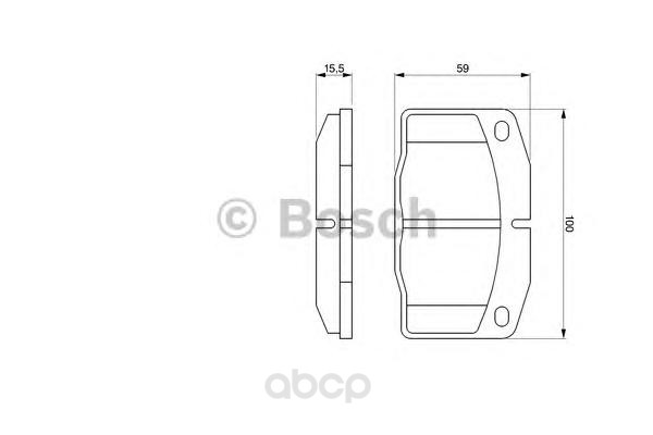 

Тормозные колодки Bosch передние 986465141