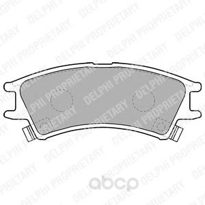 

Тормозные колодки дисковые DELPHI LP1502