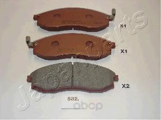 

Тормозные колодки дисковые Japanparts PA582AF