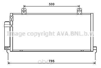 

Радиатор охлаждения двигателя Ava MTA5221D