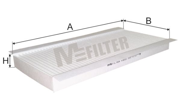 

Фильтр воздушный салона MFILTER K 933