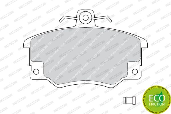 

Тормозные колодки FERODO дисковые FDB370