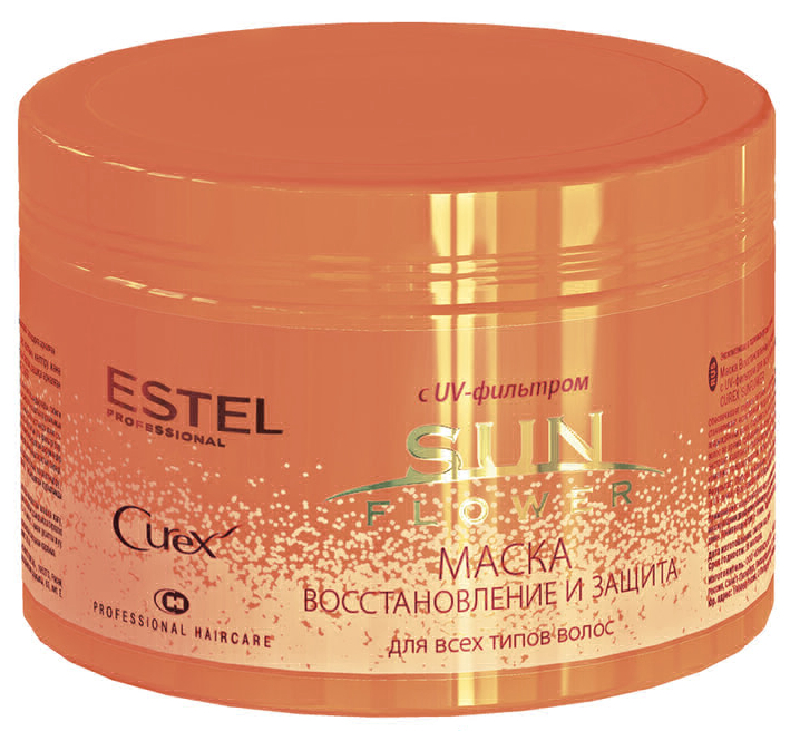Маска для волос Estel Curex Sun Flower 500 мл маска восстановление и питание с uv фильтром curex sun flower