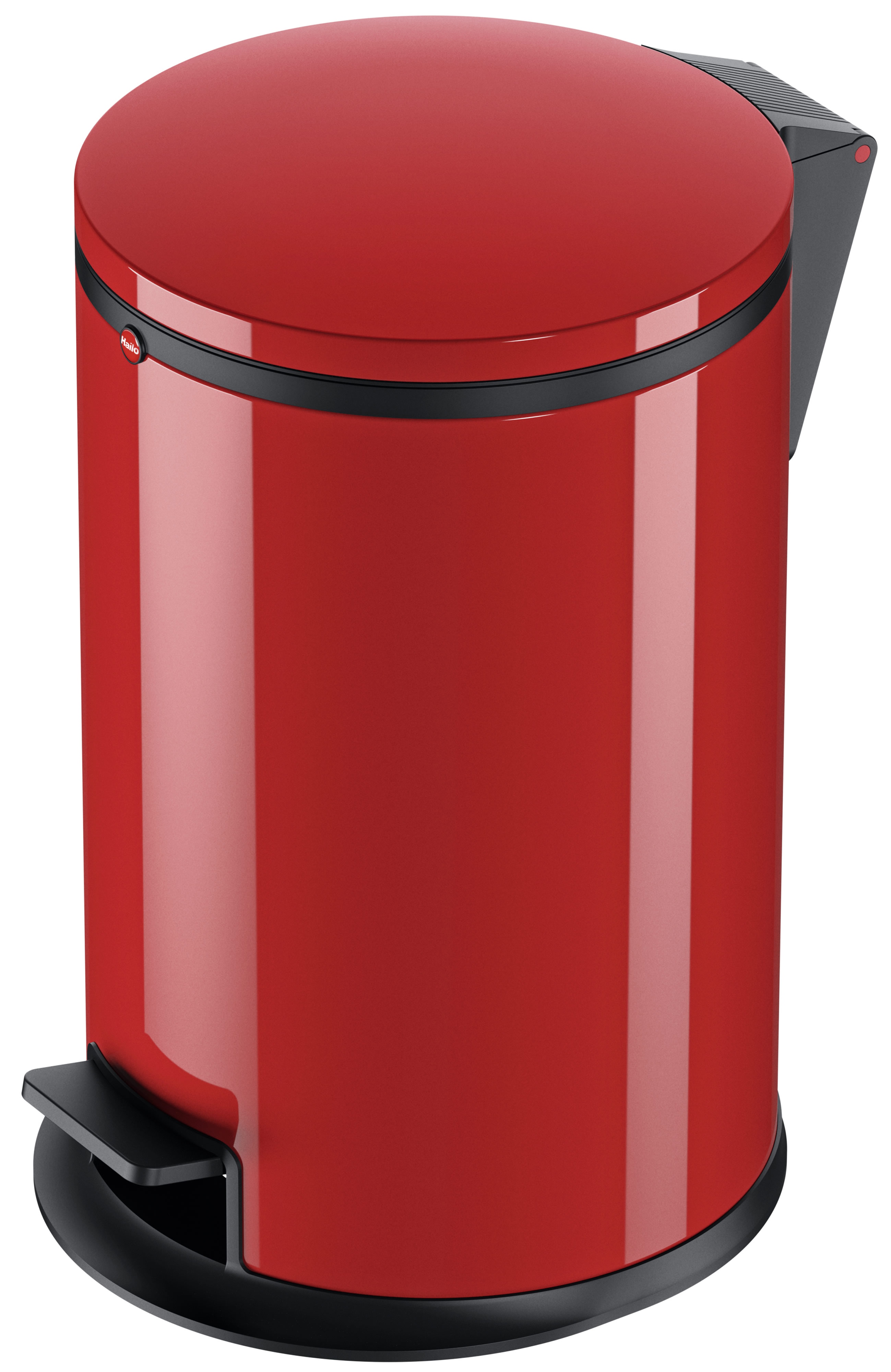 

Мусорный контейнер Hailo Pure M 12л., сталь, красный, арт. 0517-040