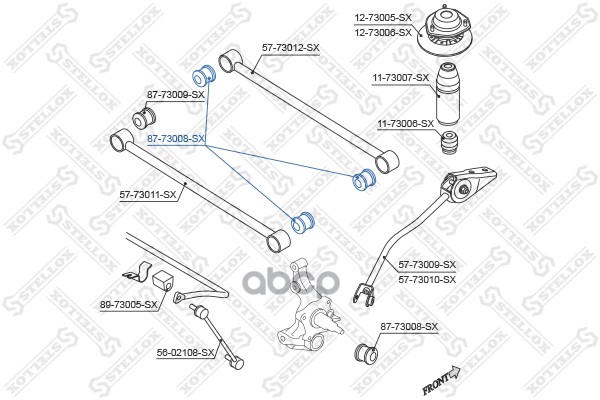 

Сайлентблок Stellox 8773008SX