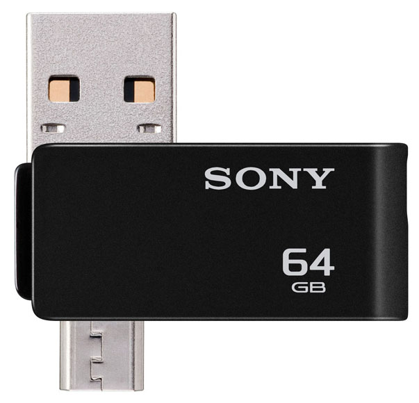 

Флешка Sony OTG 64ГБ Black (USM64SA2/B), OTG