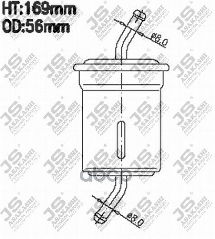 фото Фильтр топливный js asakashi fs9047
