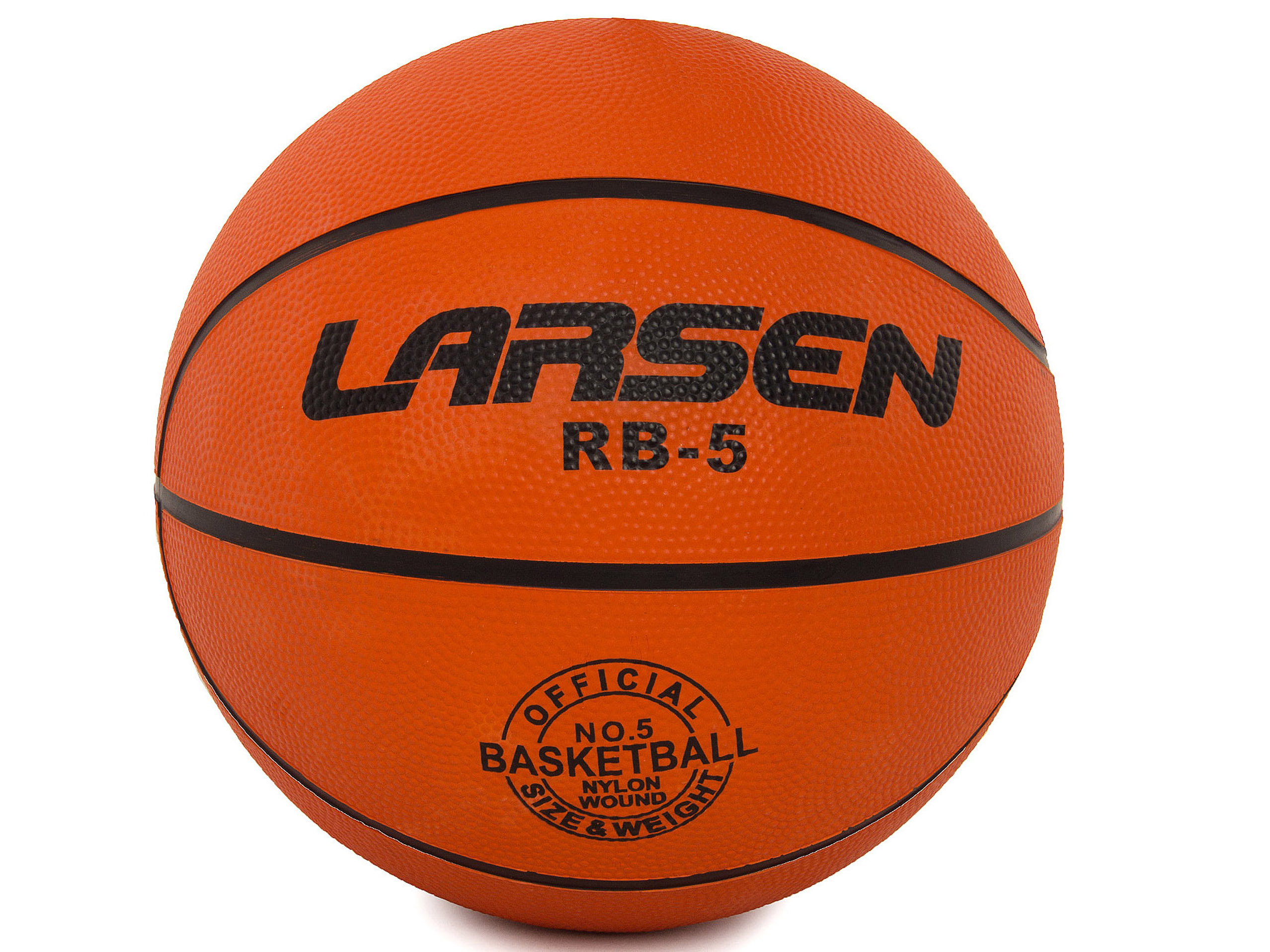 фото Баскетбольный мяч larsen rb-5 (ece) №5 orange
