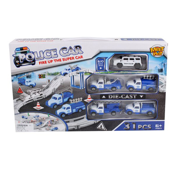 

Автотрек Наша игрушка электрифицированный Полиция MH-002