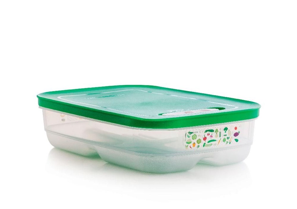 Контейнер для овощей, фруктов, зелени низкий Tupperware “Умный холодильник”  (1,8л)