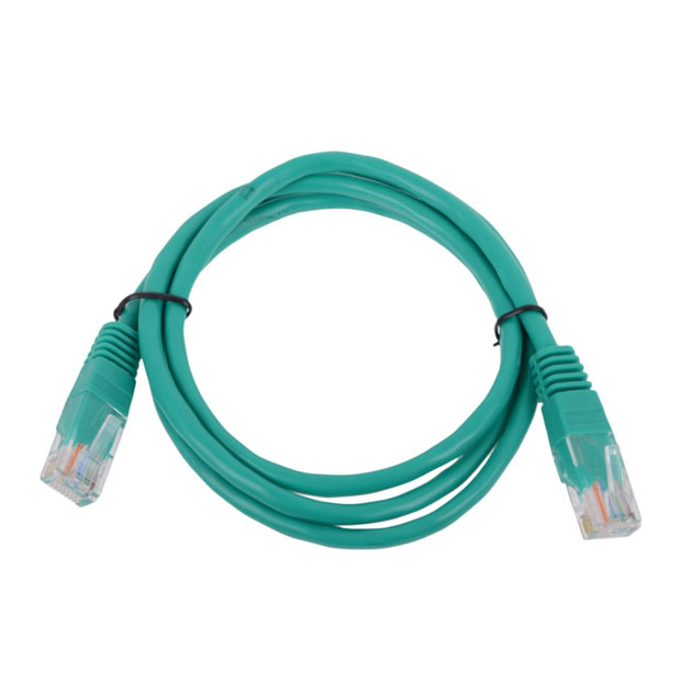 фото Кабель telecom rj45-rj45, m-m 1м green (na102-g-1m)