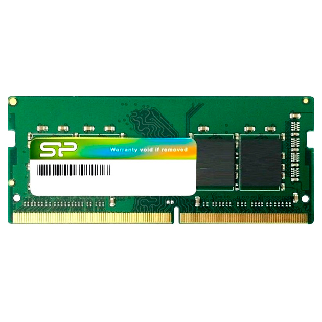

Оперативная память Silicon Power 4GB 2400МГц DDR4 CL17 SODIMM 512Mx16 SR