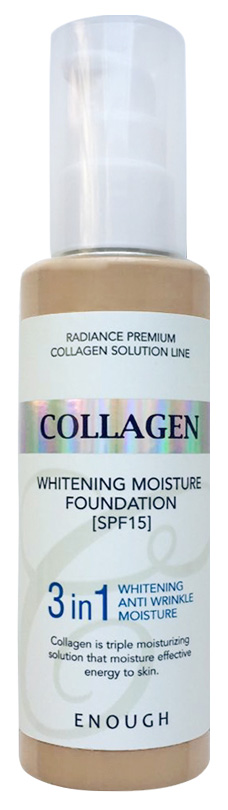 фото Тональный крем enough collagen whitening moisture foundation spf15 3 in 1 13 100 мл