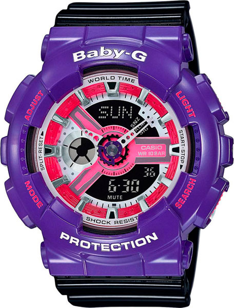 фото Наручные часы кварцевые женские casio baby-g ba-110nc-6a