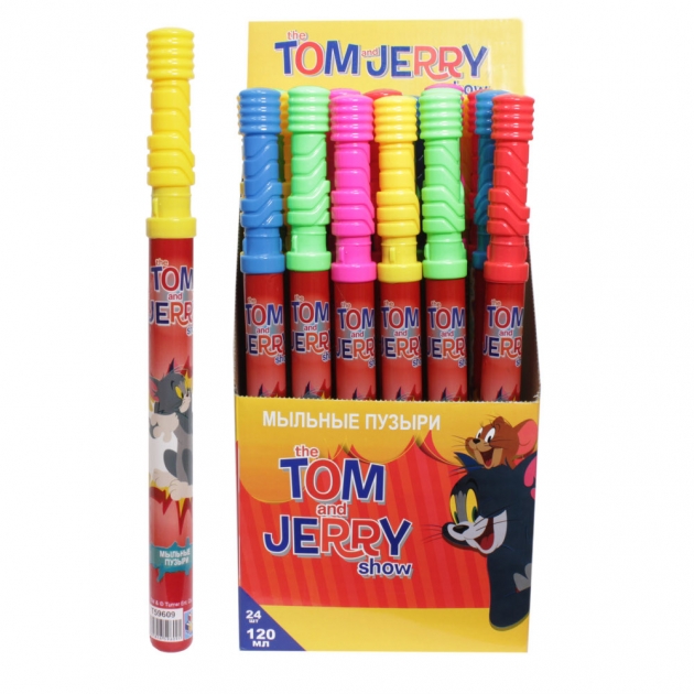 

1TOY Мыльные пузыри том и джерри 120 мл 1Toy т59609