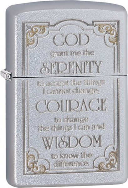 

Бензиновая зажигалка Zippo №28458 Satin Chrome, Серебристый, №28458