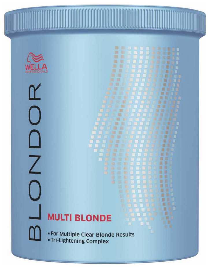 Осветлитель для волос Wella Blondor Multi Blonde Powder 800 г обесцвечивающий порошок для волос inimitable blonde bleaching powder