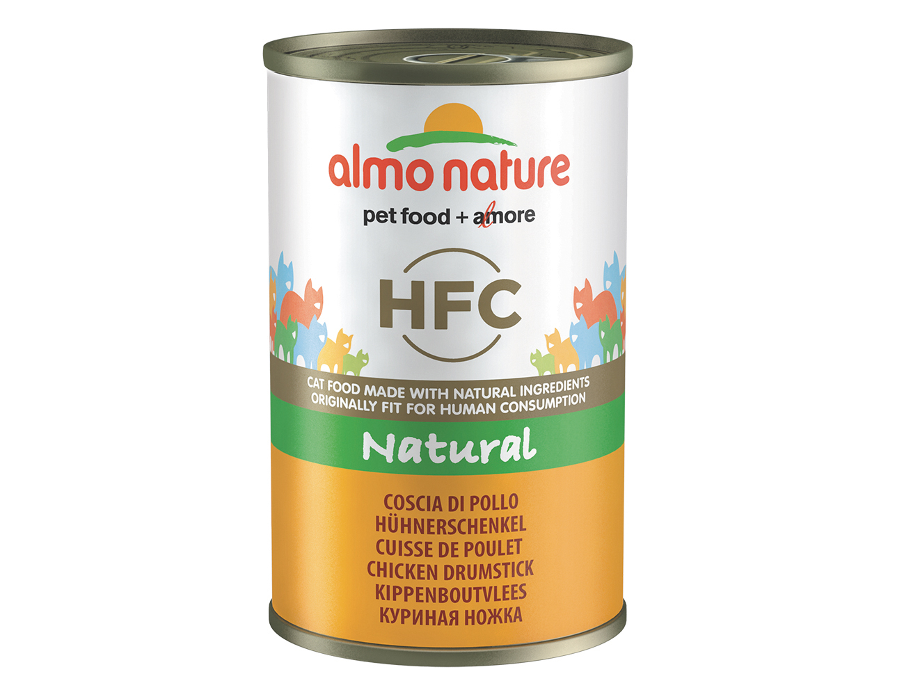 

Консервы для кошек Almo Nature HFC Natural, куриные бедрышки, 24шт по 140г, HFC Natural